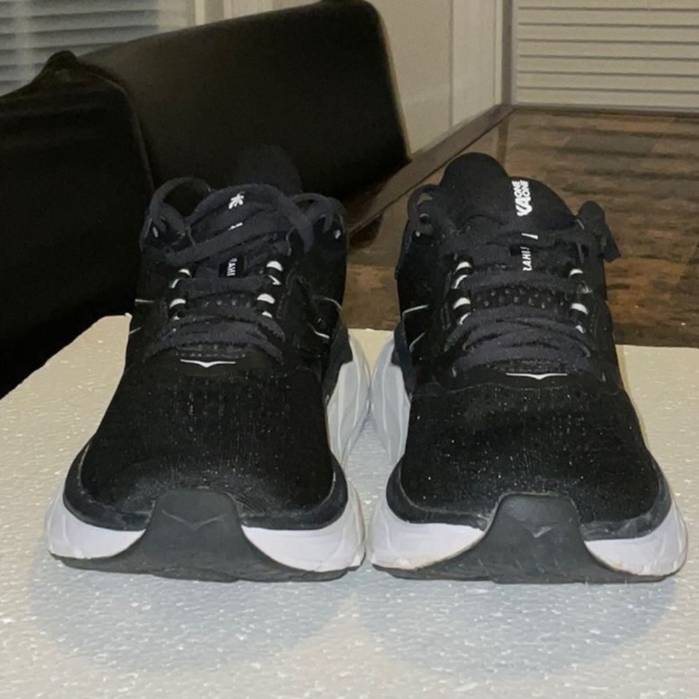Hoka Men's/women’s Black and White Athletic Shoes
